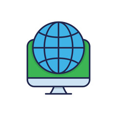 Internet Vector icon