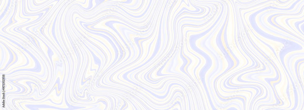 Poster light blue psychedelic lines texture. abstract trippy marble effect background. swirl wavy striped p
