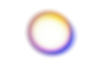 Abstract neon holographic color gradient shaped effect vector illustration on transparent background. Holographic color effects for graphical use, light leaks texture