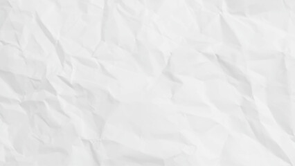 Abstract white crumpled and creased recycle paper texture background. Crumpled white paper background. Vector illustration.