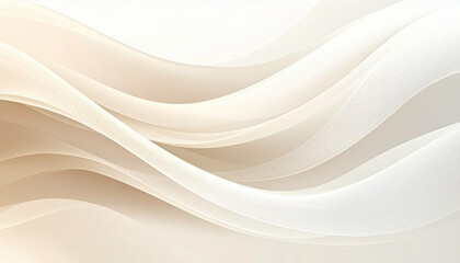Obraz premium Wavy gradient flowing curves in soft, warm hues. Delicate and elegant
