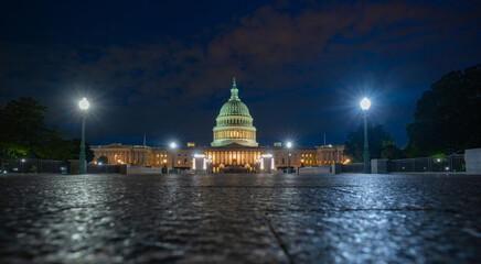 Capitol in Washington, DC. The state capitol buildings in Washington, DC. The Congress in...