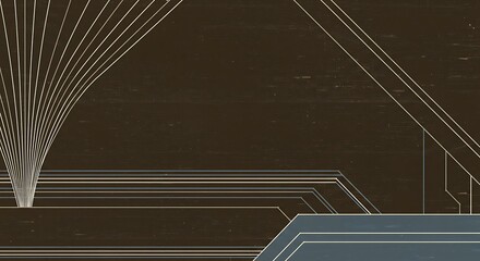 Obraz premium Abstract Geometric Design with Clean Lines and Minimalist Aesthetic