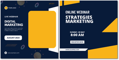 Elevate Your Business: Digital Marketing Strategies Webinar Invitation