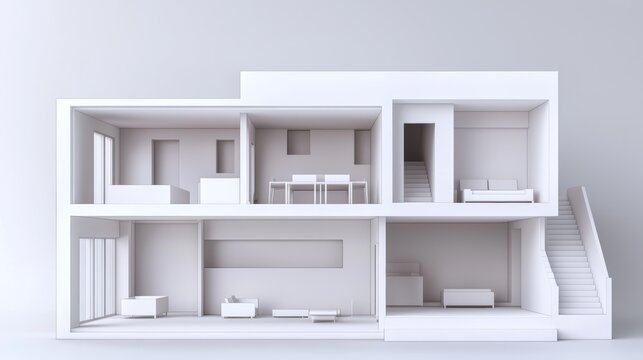 Modern House Split Level Floor Plan Design