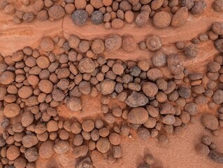 Moqui marbles in the desert