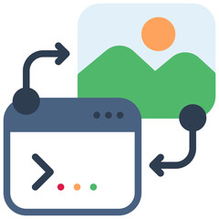 AI art generator icon