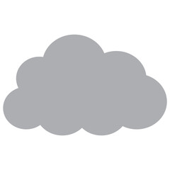 雲　シンプル　マーク　イラスト