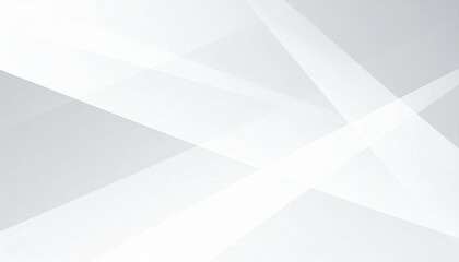 Overlapping light gray shapes create a sleek, modern and bright abstract geometric design