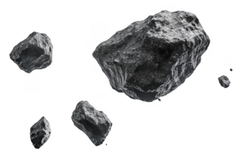 Asteroid Field, Space Rocks, Cosmic Debris