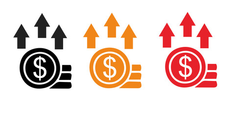 Inflation icon. Simple element from Crisis collection