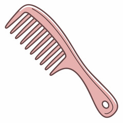 comb isolated on white