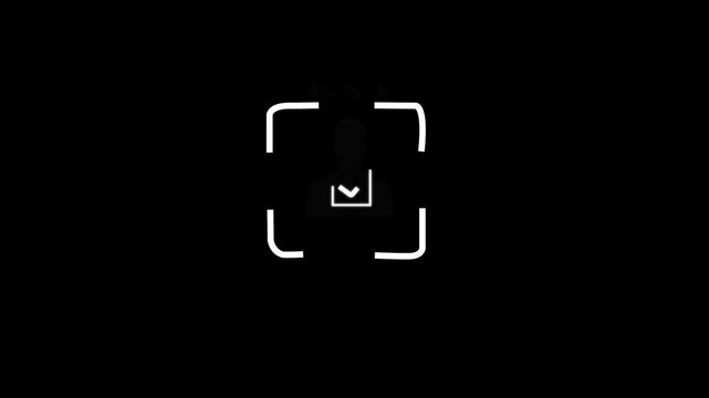 KYC compliance interface with the user. Know Your Customer (KYC) compliance, Identity verification, E KYC data kyc animated glyph icon cms with data kyc sign.