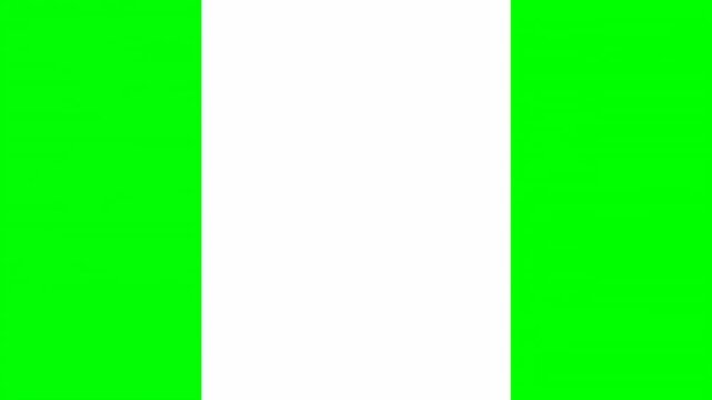 Animation Unrolling paper, album, Parchment Scroll Rolling in and Out green screen, 4k UHD, chroma key