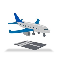 airplane flying over the clouds