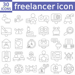  freelancer icon sheet