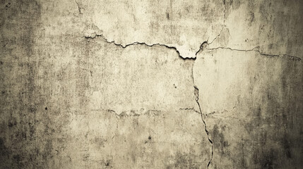 Obraz premium Cracked concrete wall texture detail