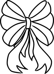 bow and ribbon, Ribbon coquette