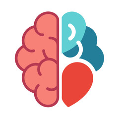 A modern digital illustration combining a stylized representation for creative medical branding