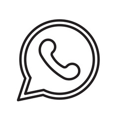 Fototapeta premium Telephone call icon