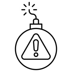 Obraz premium Threat icon