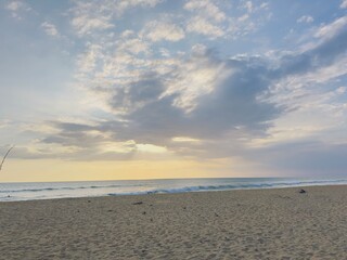 Obraz premium Evening at beach 