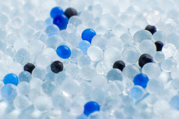 Food silica gel desiccant can absorb moisture in the air to keep items dry, macro lens