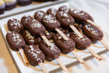 Ice cream shaped candies