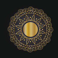 Flower luxury mandala background arabesque style