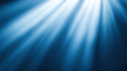Obraz premium Abstract Blue Light Rays