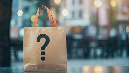 Paper bag with question mark (1)