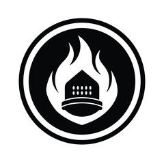 fire alarm sensor icon vector illustration