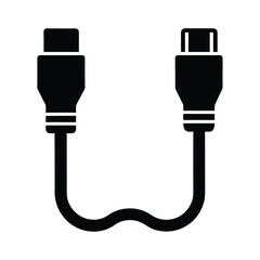 hdmi cable connector icon vector illustration