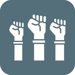 Democracy icon vector image. Suitable for mobile apps, web apps and print media.