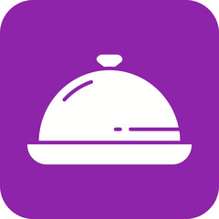 Dish icon vector image. Suitable for mobile apps, web apps and print media.