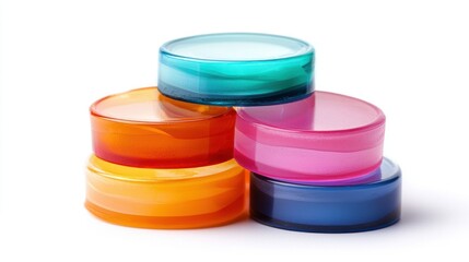 Resin isolated on white background