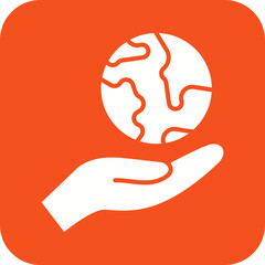 Earth Day icon vector image. Suitable for mobile apps, web apps and print media.