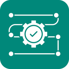 End To End icon vector image. Suitable for mobile apps, web apps and print media.
