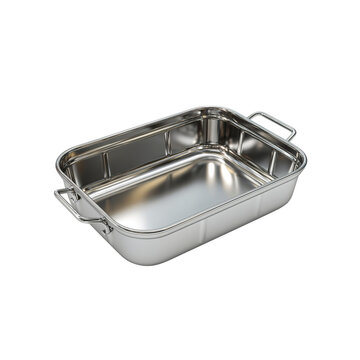 Stainless Steel Rectangular Roasting Pan with Handles