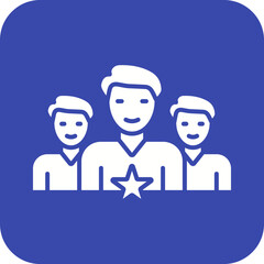 Leadership icon vector image. Suitable for mobile apps, web apps and print media.