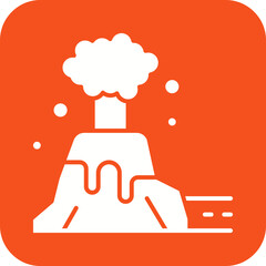 Lava icon vector image. Suitable for mobile apps, web apps and print media.