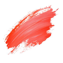 Abstract Coral Paint Stroke