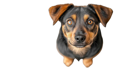 Fototapeta premium dog isolated on white background