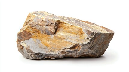 Sandstone isolated on white background