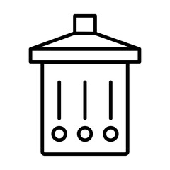 Garbage Outline Icon