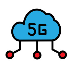 Internet of Things Vector Filled Icon Design