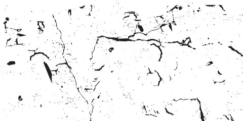 Crack seamless pattern. Repeating crackle texture. Black stone effect on white background. Repeated ground structure for prints design.