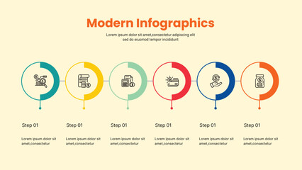 Business Modern infographic design