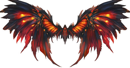 Obraz premium Fiery Wings, Fantasy Art