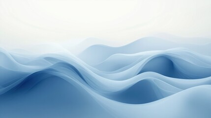 Abstract flowing blue waves (1)